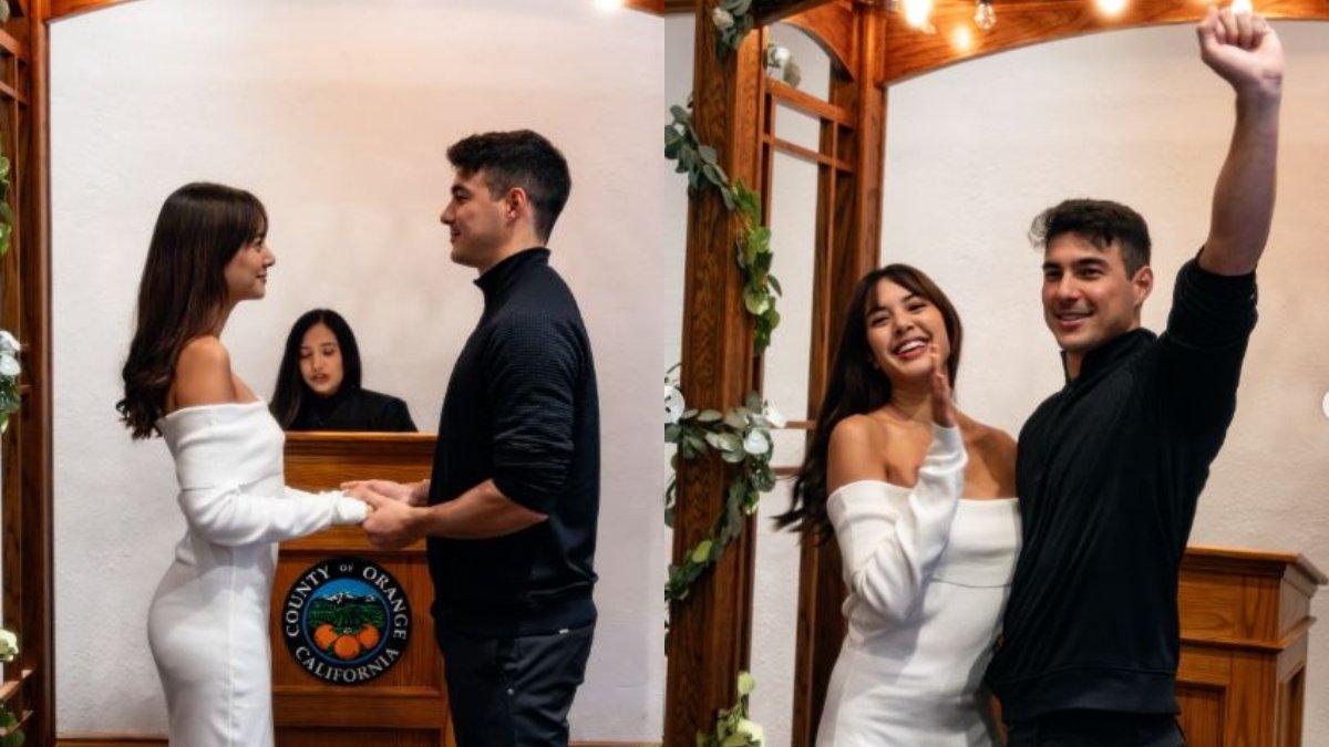 Pernikahan Aurelie dengan Tyler Bigenho