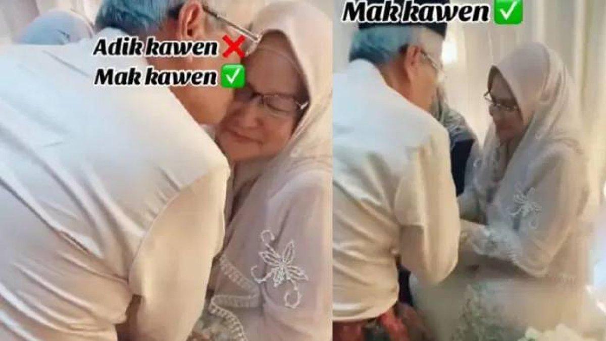 Pernikahan lansia di Malaysia menjadi viral, dulu menjalin hubungan saat SMA 1