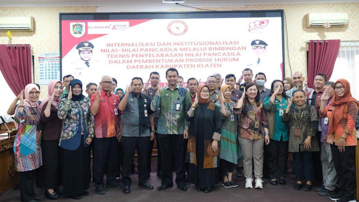 Peserta bimbingan teknis Klaten