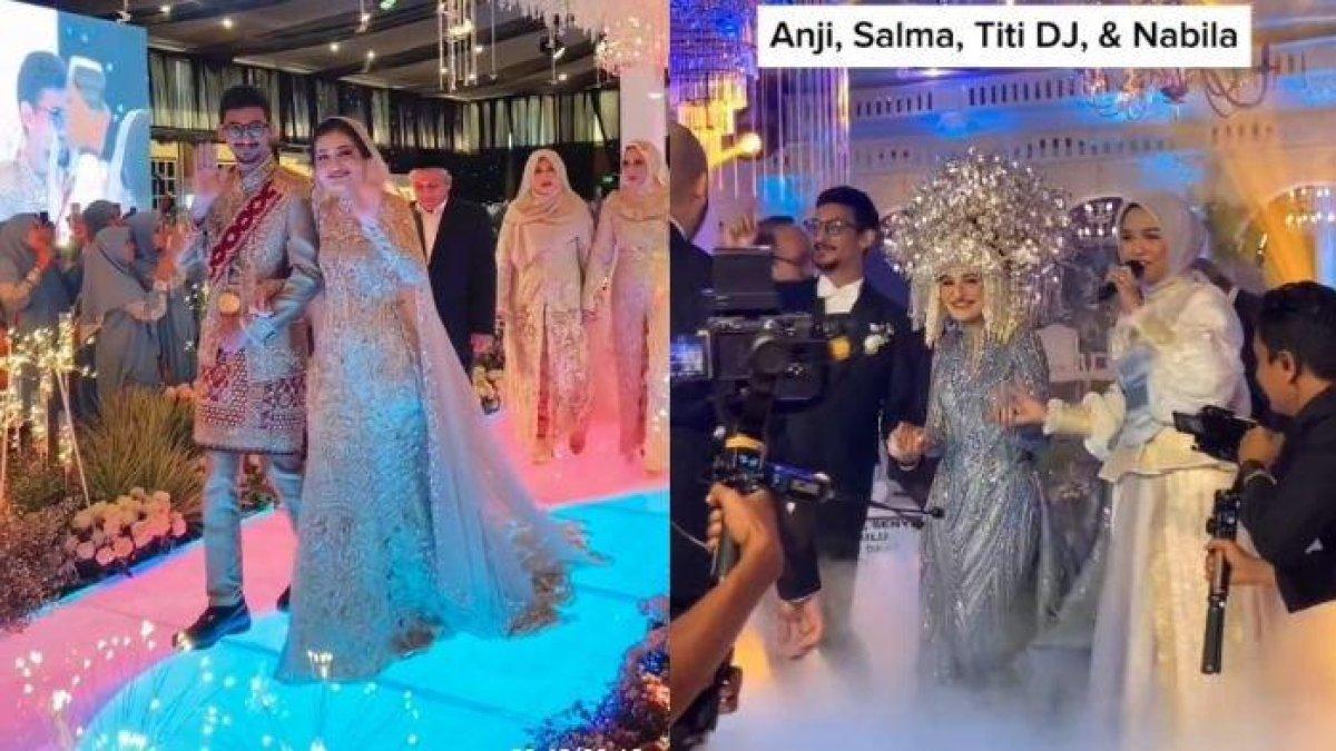 Pesta pernikahan Akmal dan Syakiela menjadi sorotan k