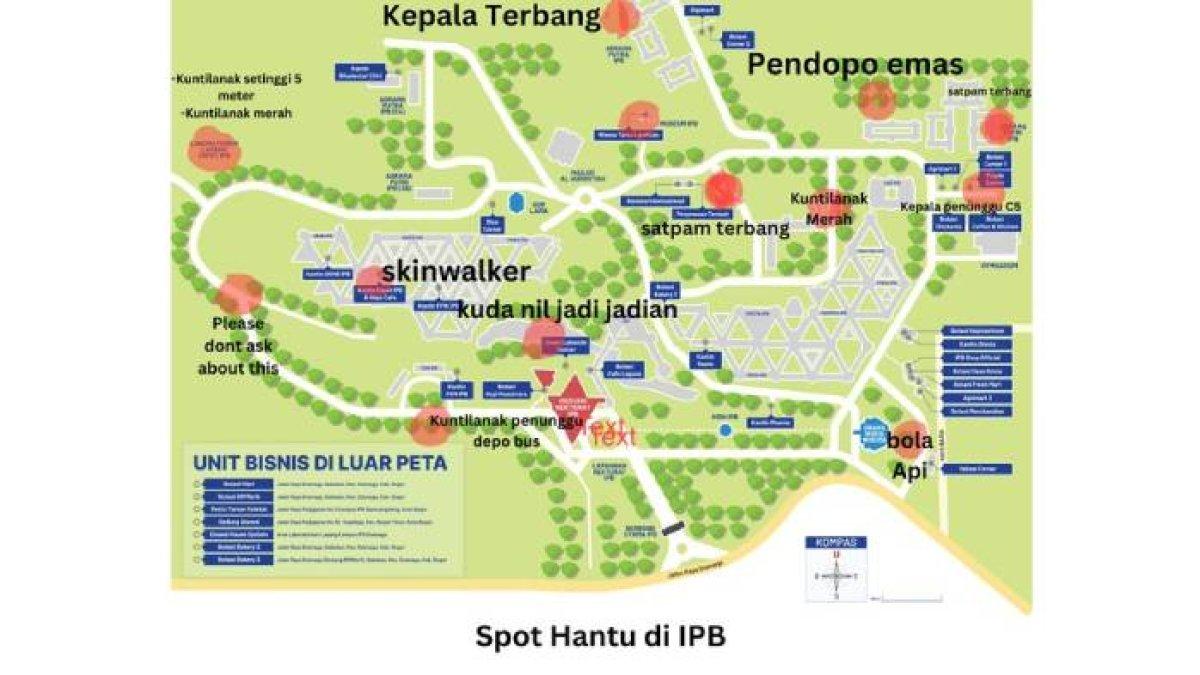 Peta hantu IPB