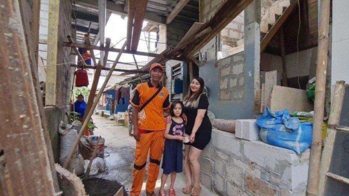 Petugas PPSU Jakarta yang Viral Nikahi Bule Austria. Simak kabar terbarunya. (TribunJakarta.com/Satrio Sarwo)