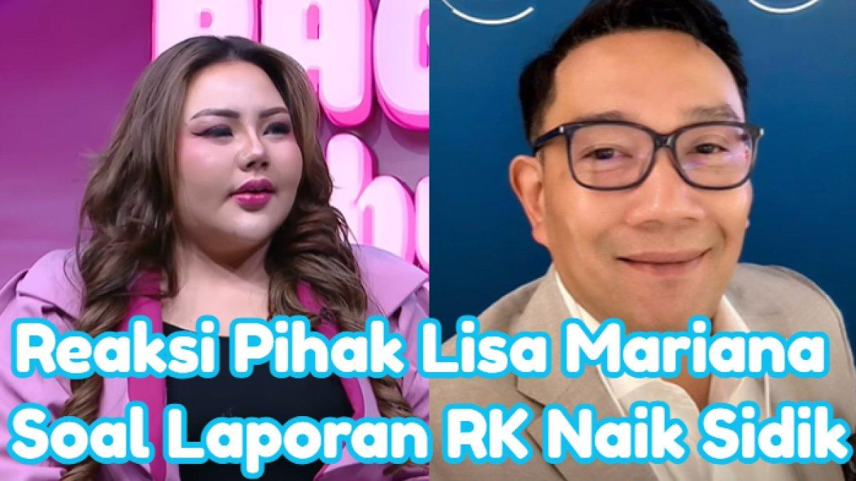 LAPORAN RIDWAN KAMIL - Potret Lisa Mariana dan Ridwan Kamil diambil dari YouTube dan Instagram pada Rabu (7/5/2025). Pihak Lisa Mariana tanggapi soal laporan Ridwan Kamil yang naik ke tahap penyidikan.