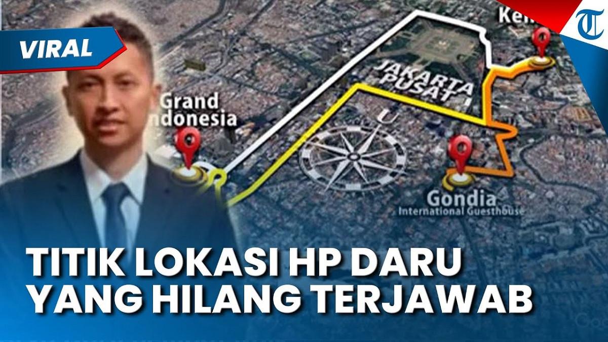 DIPLOMAT TEWAS MISTERIUS - Capture YouTube Tribun Bogor menampilkan sosok Arya Daru dan lokasi terakhirnya. Polisi ungkap lokasi terakhir ponsel Arya Daru