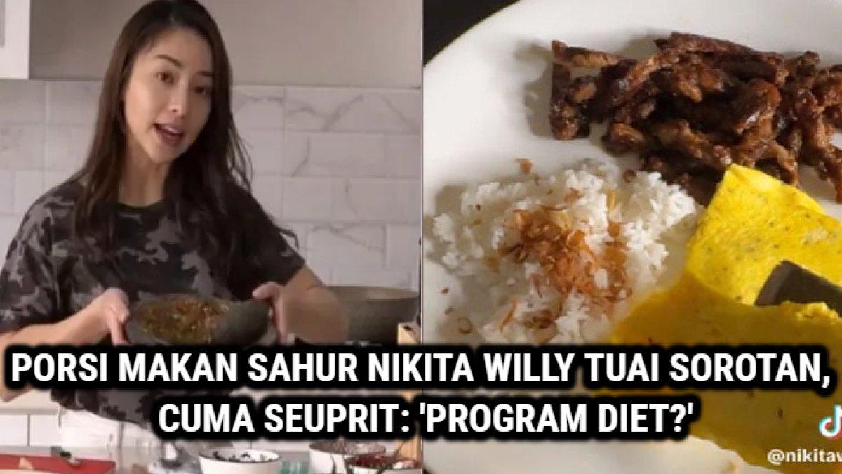Porsi makan sahur Nikita Willy tuai sorotan