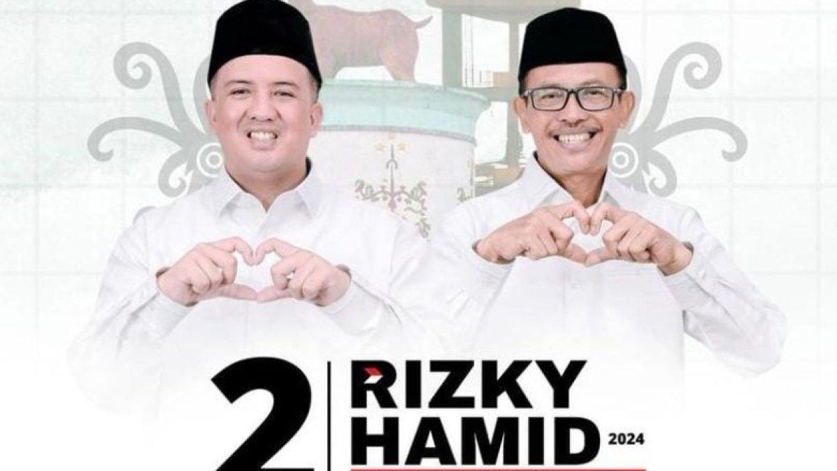 ABDUL HAMID - Poster pencalonan Abdul Hamid di Pilkada Lamandau 2024. Abdul Hamid menjadi Wakil Bupati harta paling sedikit di Kalimantan Tengah.