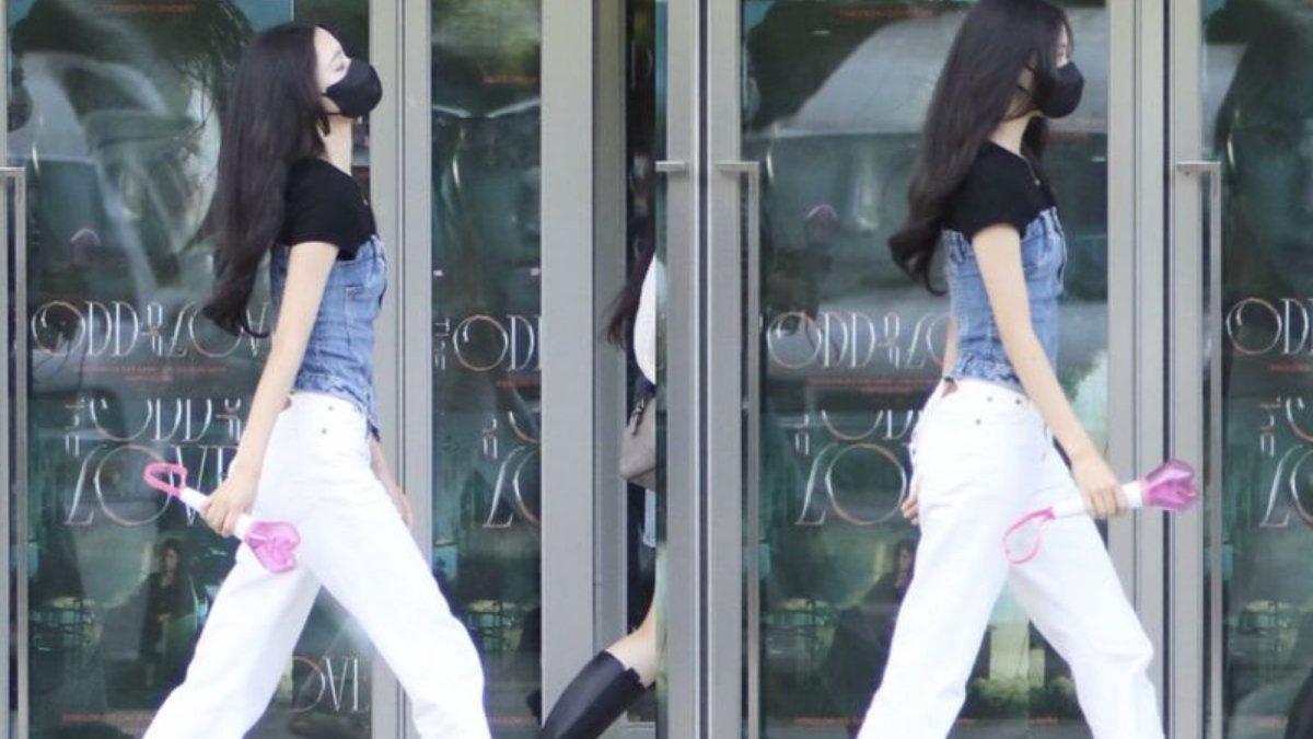 Postur tinggi Carmen, trainee SM Entertainment asal Indonesia.