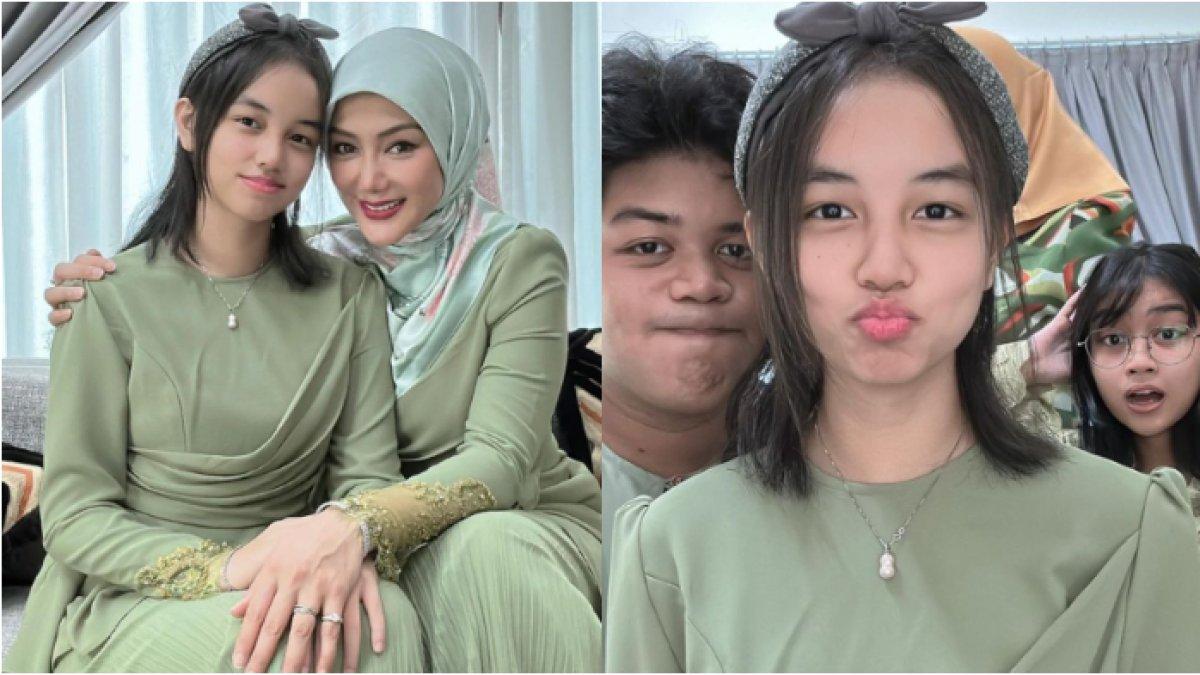 Potret Aleesya, mantan anak tiri Laudya Cynthia Bella yang beranjak remaja, putri kandung Engku Emran dan Erra Fazira cantik jelita.