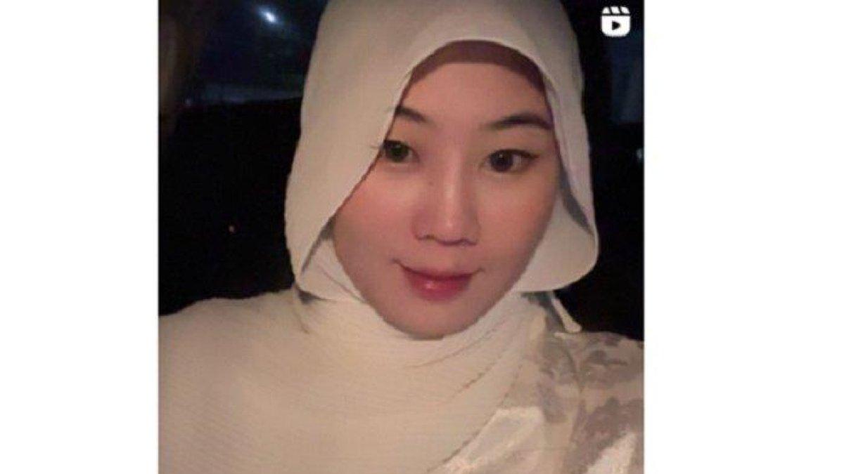 Potret Listy Chan saat mengenakan hijab.