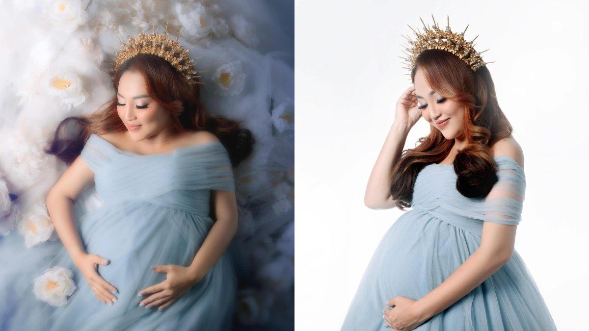 Potret Maternity Shoot Mpok Alpa.