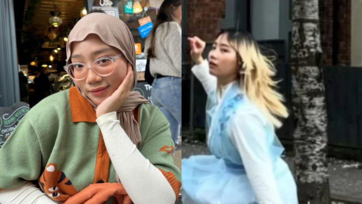 Potret Zara Kamil berhijab dan lepas hijab