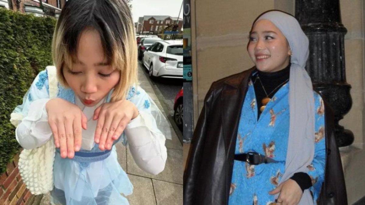 Potret Zara Kamil berhijab dan lepas hijab