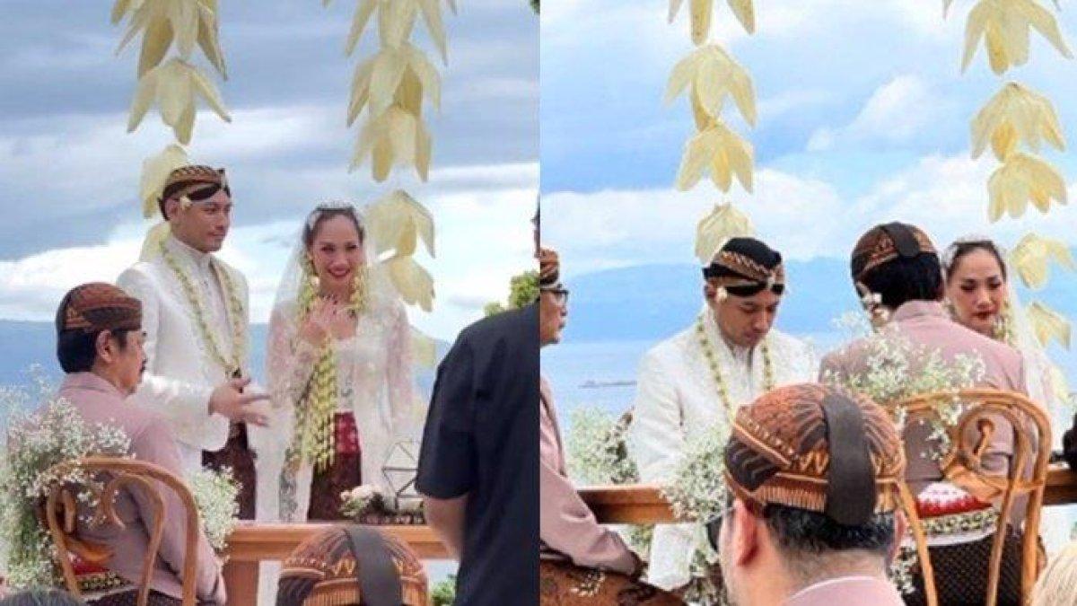 Potret pernikahan Tiko Aryawardhana dengan BCL di Resort Amankila, Karangasem, Bali