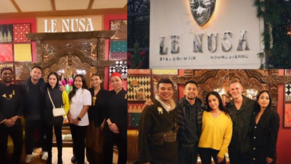 Potret restoran milik Raffi Ahmad di Paris 'Le Nusa', mewah dengan balutan Nusantara, Raffi Ahmad dan Nagita menyambut tamu