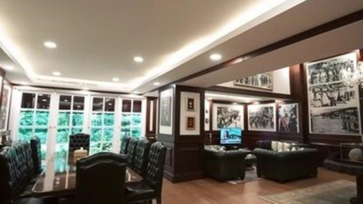 Potret ruang santai di rumah Prabowo Subianto