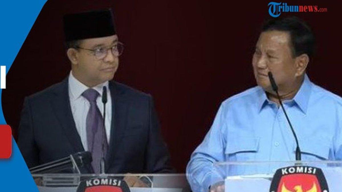 Capres Prabowo minta maaf ke Anies-Cak Imin dan Ganjar-Mahfud di closing statement debat terakhir.
