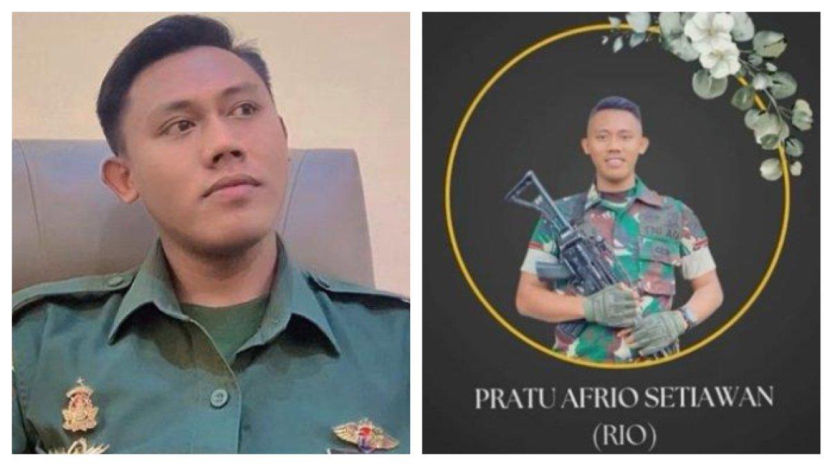 KORBAN LEDAKAN AMUNISI - Pratu Afrio Setiawan menjadi salah satu korban meninggal dalam pemusnahan amunisi tidak terpakai di desa Sagara, Kabupaten Garut, Jawa Barat, Senin (12/05/2025). Pratu Afrio Setiawan, anggota TNI Asal Bolaang Mongondow (Bolmong), Sulawesi Utara (Sulut).