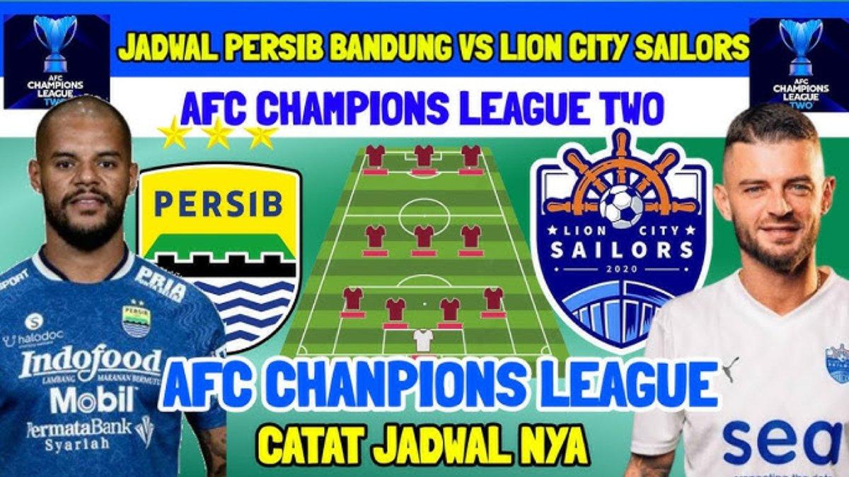 Prediksi skor dan live streaming Lion City vs Persib Bandung AFC Champions League 2 2024 Kamis (7/11/2024).