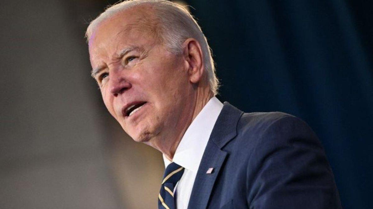 Presiden Amerika Serikat Joe Biden saat berpidato di acara White House Tribal Nations Summit 2023 di Kementerian Dalam Negeri AS, Washington DC, 6 November 2023.