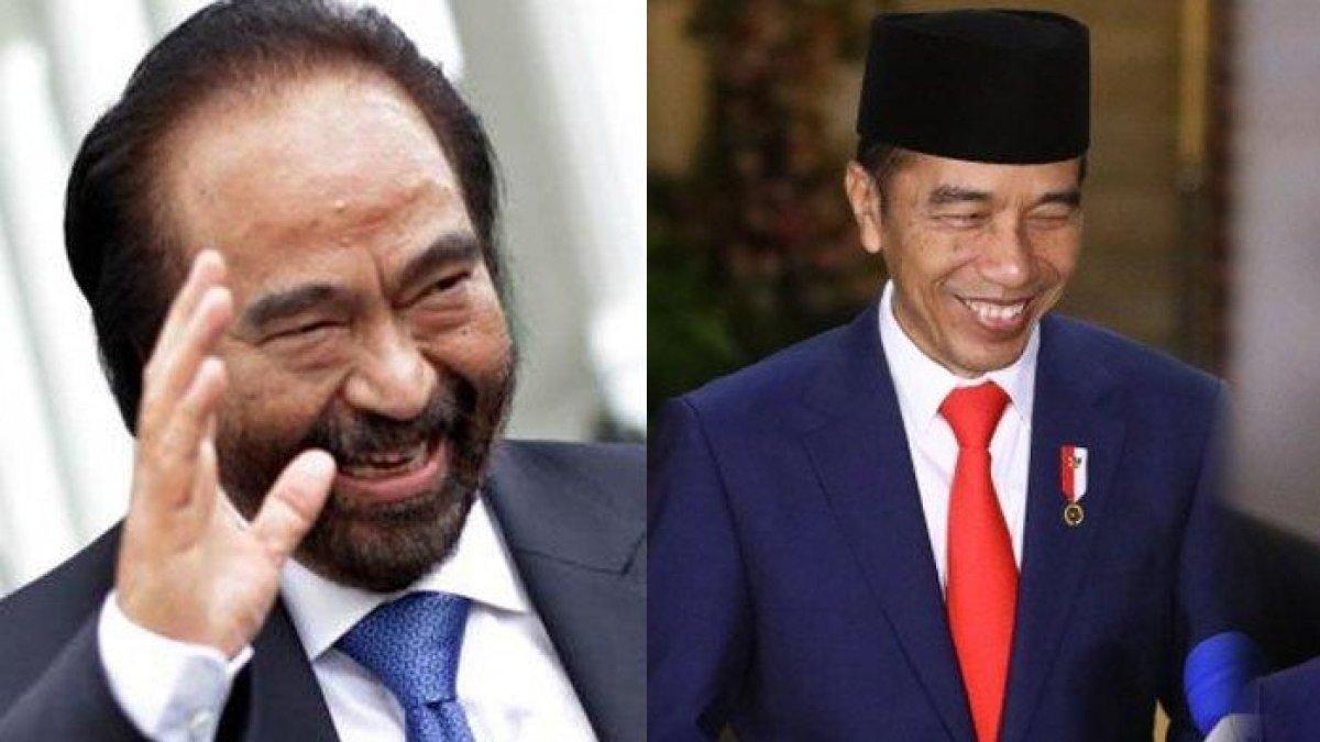 Presiden Joko Widodo melakukan pertemuan dengan Ketua Umum Partai Nasdem Surya Paloh.