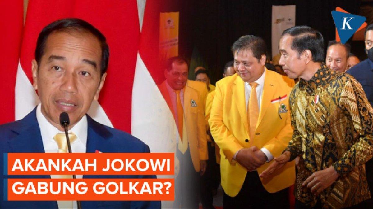 Presiden Jokowi disebut berpeluang gabung Golkar