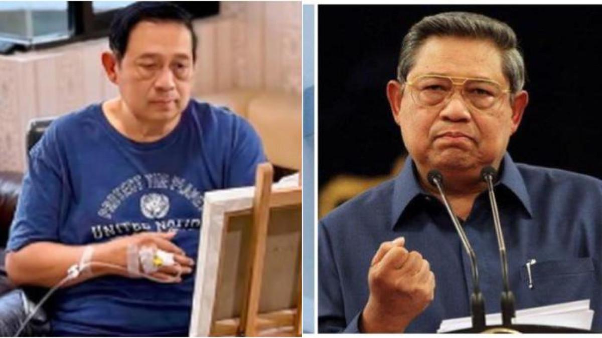 SBY JATUH SAKIT - Meski dirawat di rumah sakit karena kelelahan, Presiden ke-6 RI Susilo Bambang Yudhoyono tetap menunjukkan semangat luar biasa.