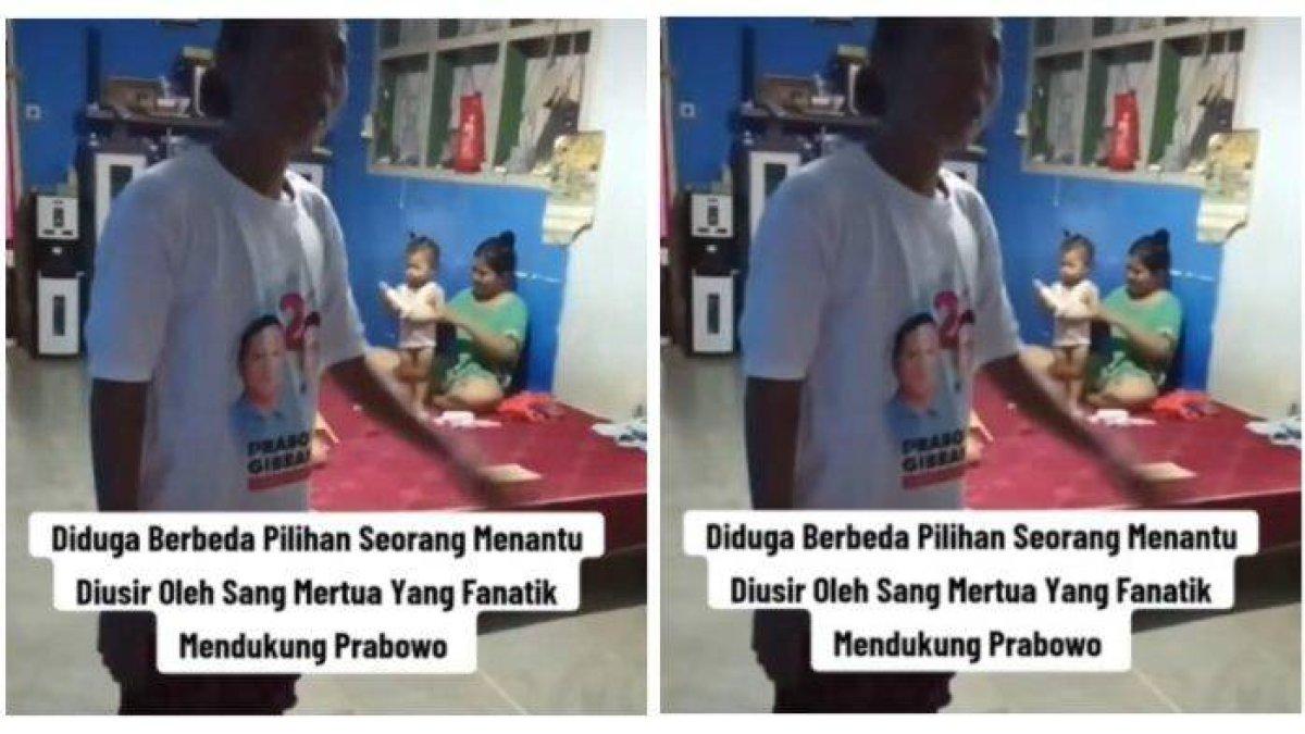 Pria di Rangkasbitung yang diusir oleh Ibu mertuanya karena tidak mau mencoblos Prabowo