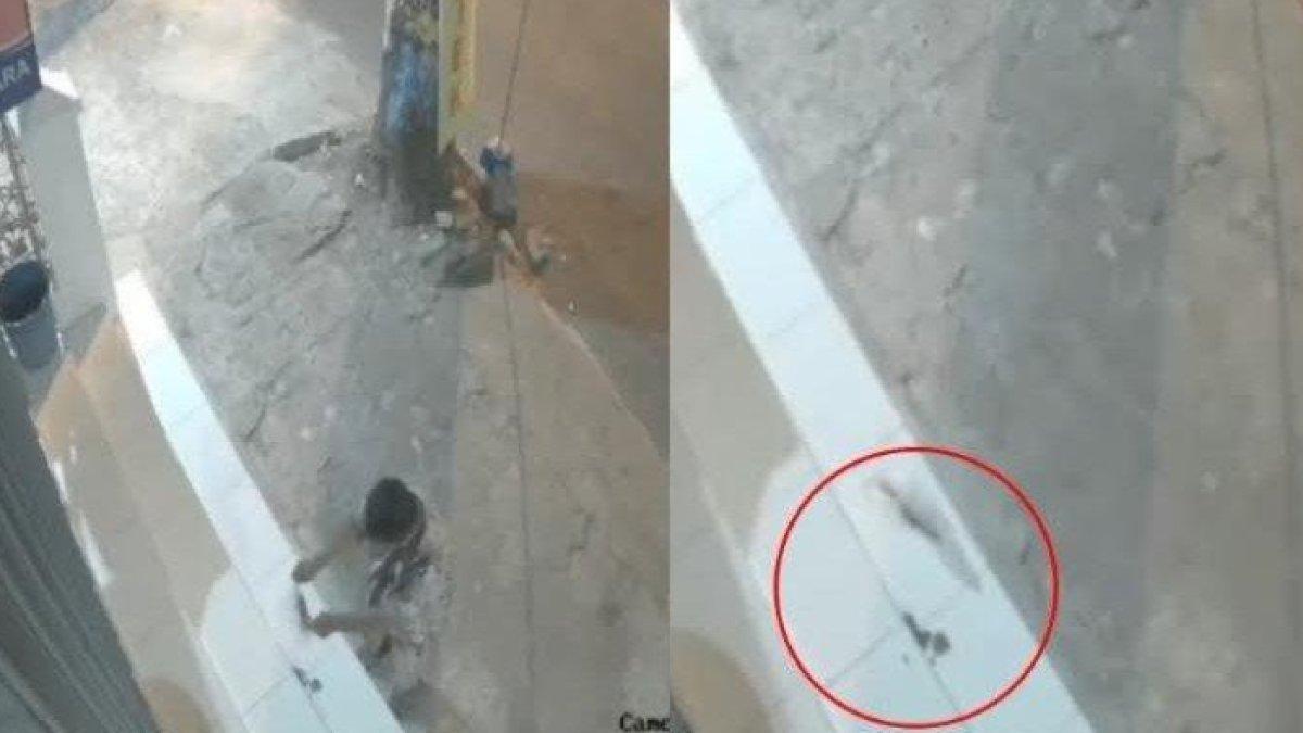 Pria misterius bawa kantung kresek berisi feses manusia, dibuang ke teras apotek, bisnis langsung meredup