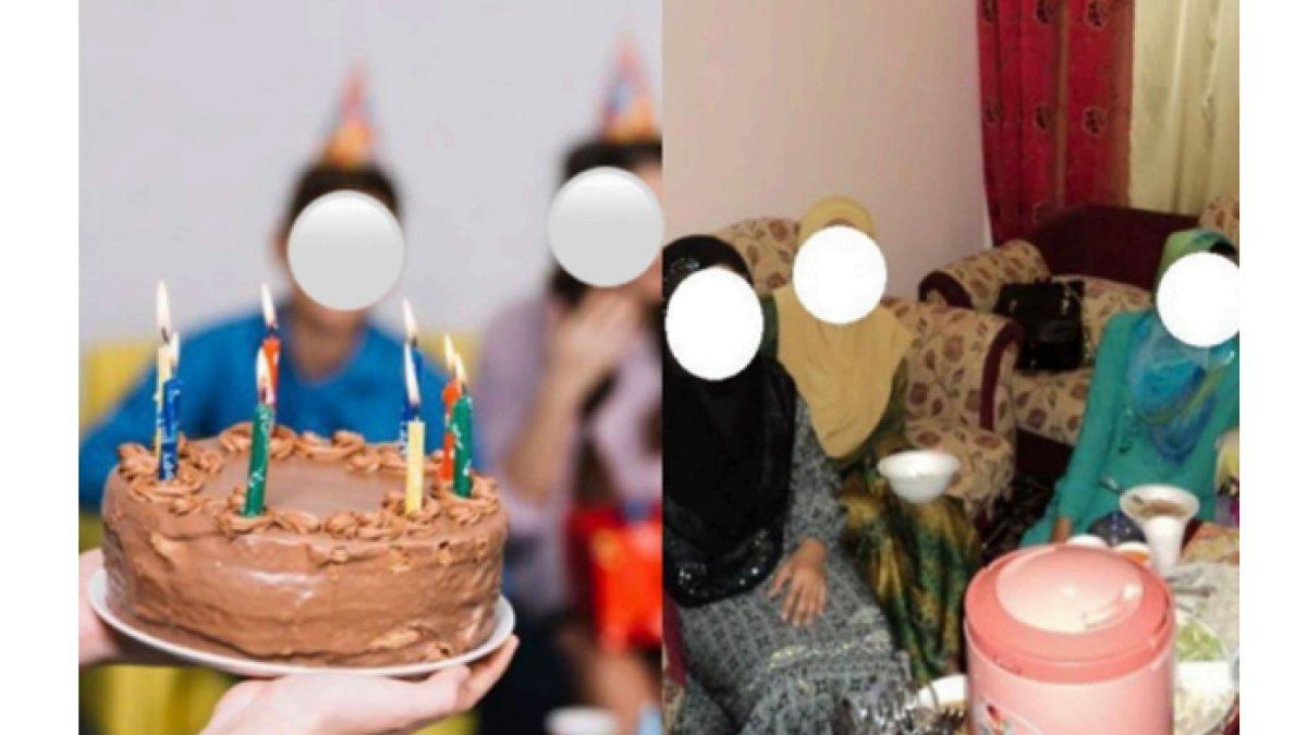 Pria sedih kue ultahnya ihina h