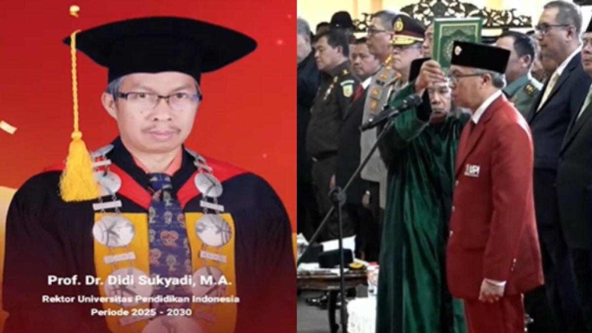 SOSOK DIDI SUKYADI - Potret Prof Didi Sukyadi diambil dari YouTube pada Selasa (17/6/2025). Prof Didi Sukyadi dilantik menjadi rektor UPI pada Senin (16/6/2025).