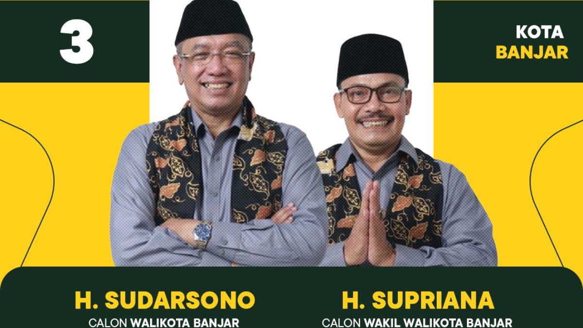 Profil dan kekayaan Sudarsono Walikota terpilih Pilkada Kota Banjar 2024.
