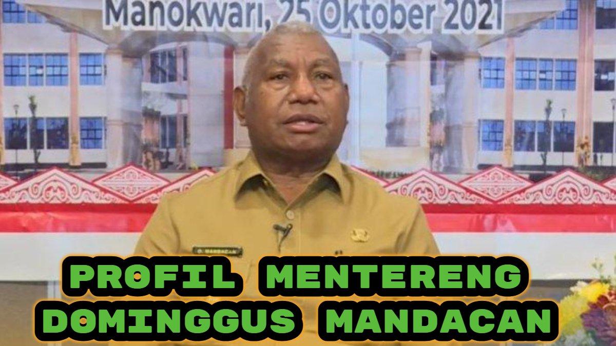 Profil mentereng Dominggus Mandacan Gubernur terpilih di Pilkada Papua Barat 2024, pernah jadi Bupati Manokwari.