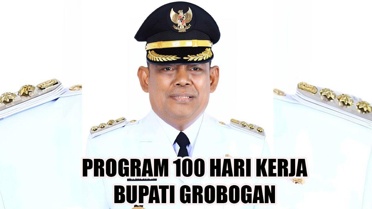 100 HARI KERJA - Inilah program 100 hari kerja Bupati dan Wakil Bupati Grobogan, Jawa Tengah, Setyo Hadi dan Sugeng Prasetyo.
