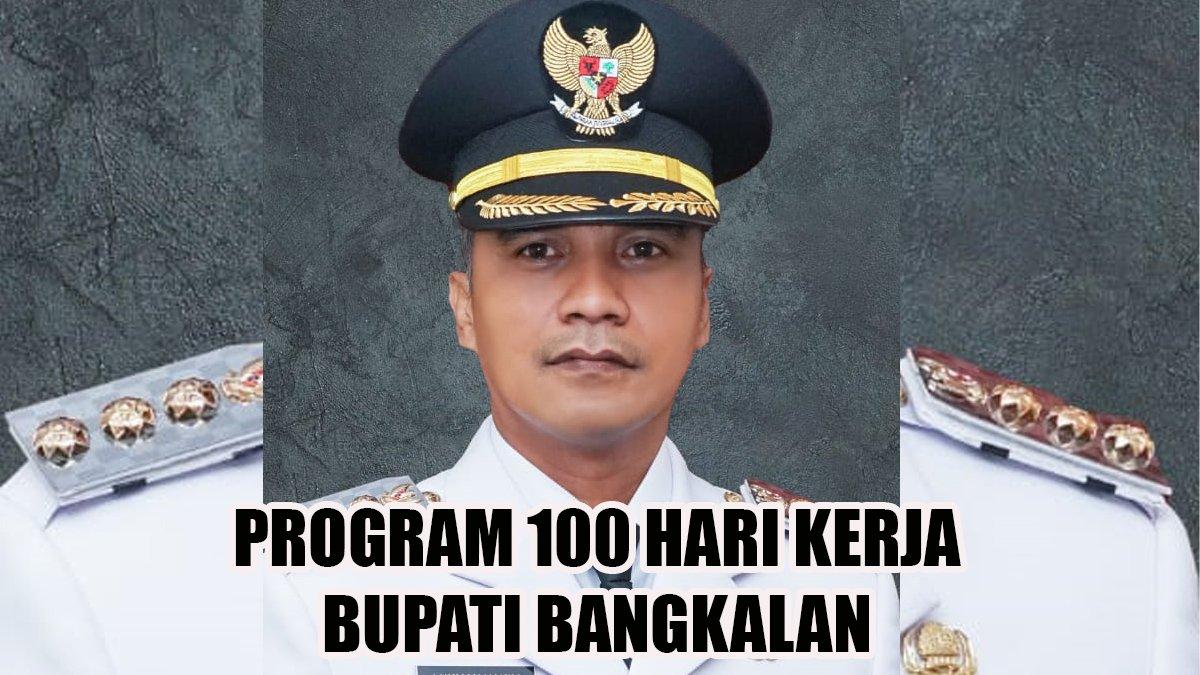 100 HARI KERJA - Inilah program 100 hari kerja Bupati dan Wakil Bupati Bangkalan, Madura, Lukman Hakim dan Fauzan Jafar.