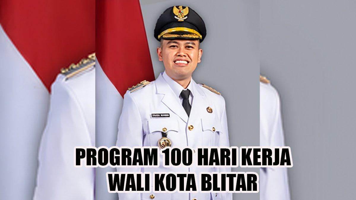 100 HARI KERJA - Inilah program 100 hari kerja Wali Kota dan Wakil Wali Kota Blitar, Jawa Timur, Syauqul Muhibbin dan Elim Tyu Samba.