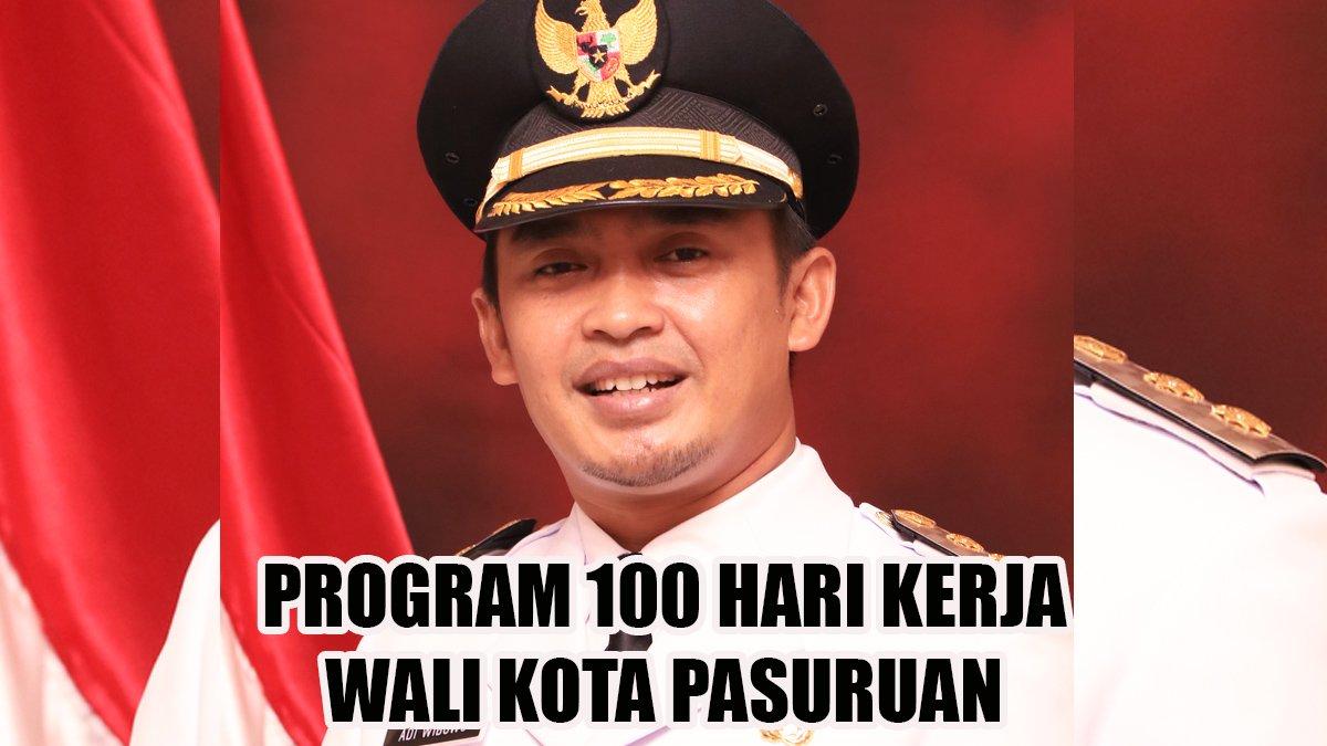 100 HARI KERJA - Inilah program 100 hari kerja Wali Kota dan Wakil Wali Kota Pasuruan, Jawa Timur, Adi Wibowo dan Mokhamad Nawawi.