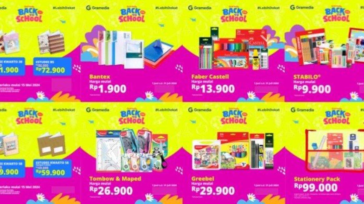 Promo Best Price Stationary dan buku tulis Gramedia.
