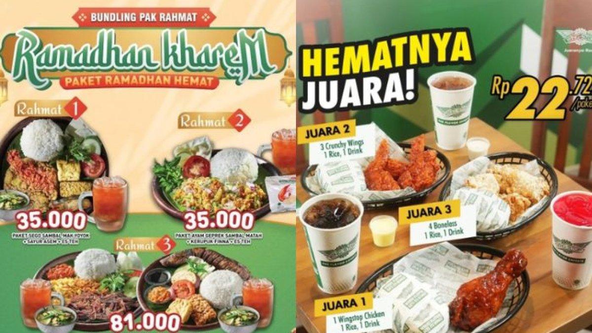 Promo makanan sambut ramadhan