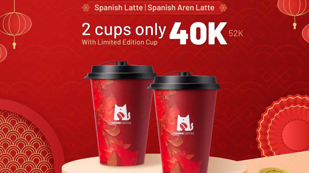 Promo spesial Imlek 2025 Tomoro Coffe.