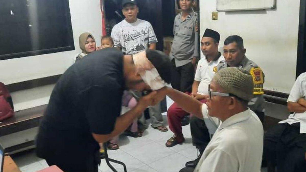 Proses mediasi antara orang tua dan anak atas kasus penganiayaan