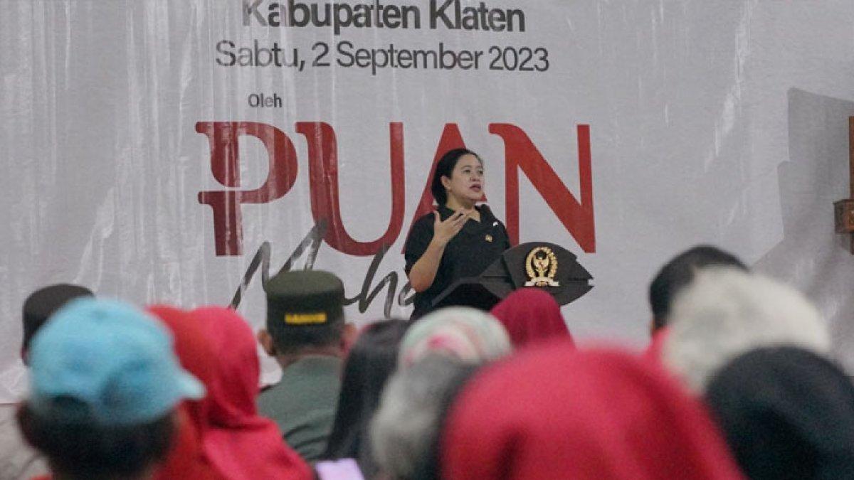 Puan Maharani di Klaten