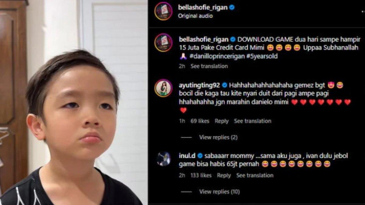 Putra Bella Shofie, Danillo Prince Rigan jadi pelaku yang menguras kartu kredit ibunya untuk game online