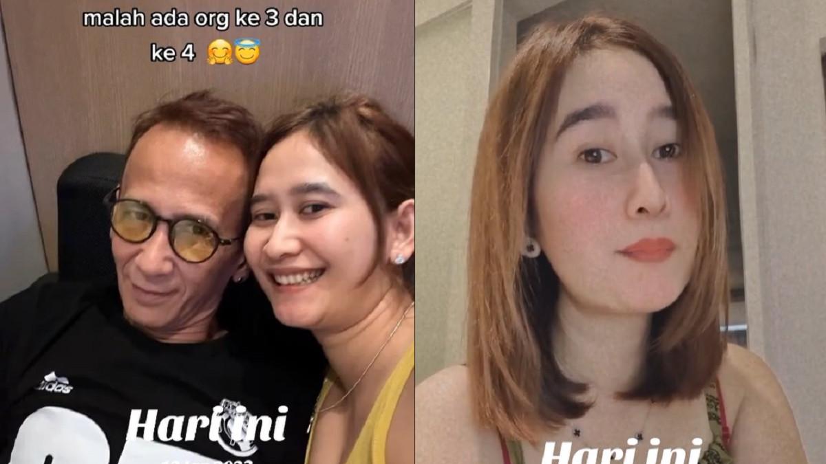 MANTAN SUAMI YUNI SHARA - Kolase potret Putri Angelina diambil dari TikTok @putri_angelina1820f. Putri Angelina adalah istri Raymon Manthey yang sekarang