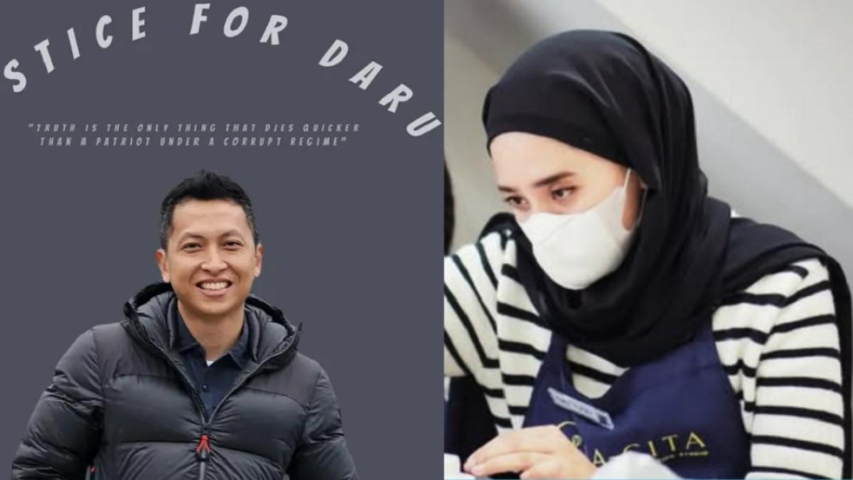 DIPLOMAT TEWAS MISTERIUS - Kolase potret Putri Roos dan unggahannya soal Arya Daru diambil dari Instagram @putriroos. Putri Roos minta keadilan soal kematian Arya Daru