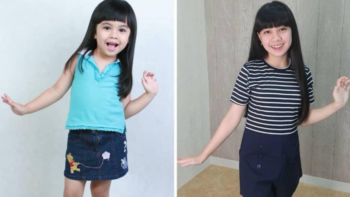 Qheyla Valendro lawn main Sandra Dewi dalam sinetron Putri Bidadari