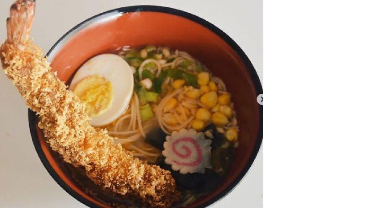 RAMEN DI KLATEN - Menu Ebi Furai Ramen di Sushi Kakilima, Klaten.