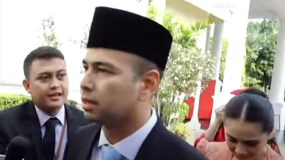 Raffi Ahmad jelang dilantik Prabowo Subianto.
