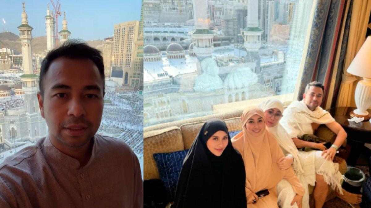 Raffi Ahmad tengah menjalankan ibadah haji bersama keluarga