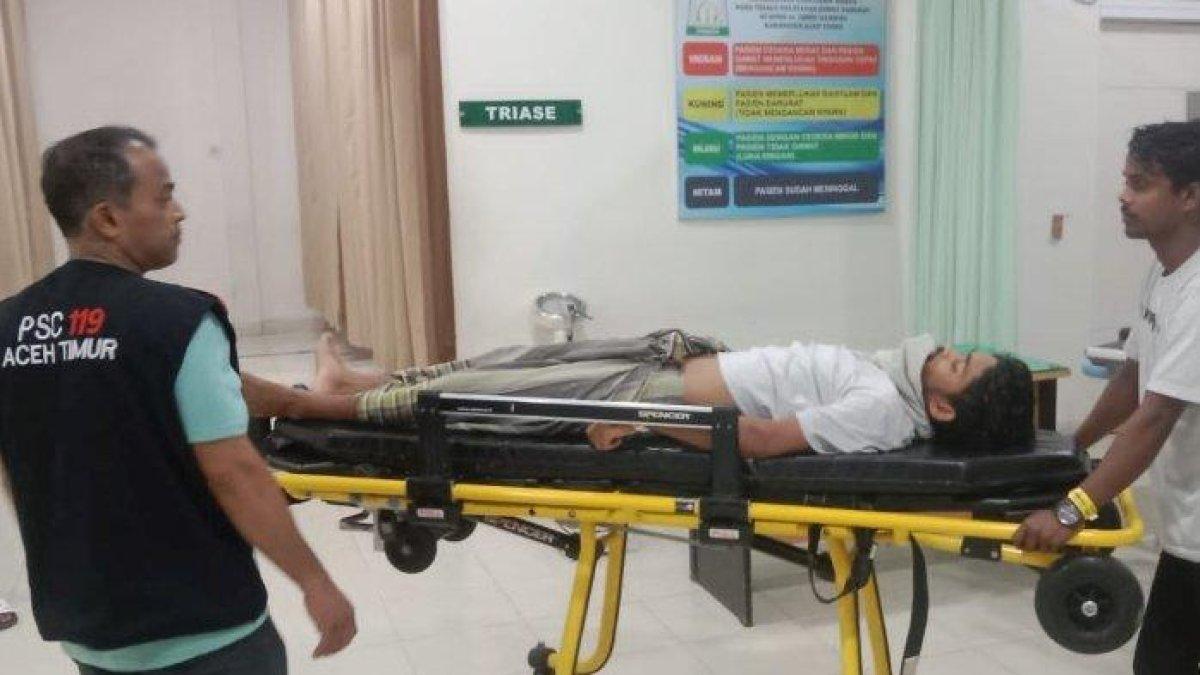 Rafik Alm pengungsi Rohingya yang mengalami kejang-kejang di Aceh