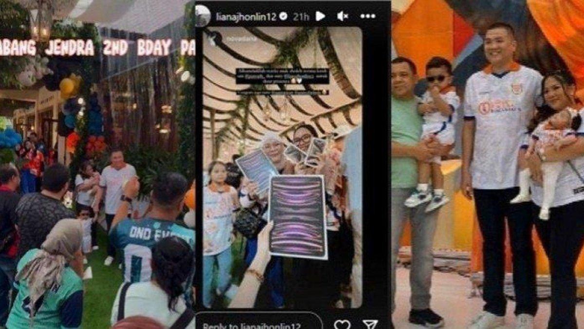 Rajendra Shankara Rizky Saputra, anak crazy rich Kalimantan Selatan gelar pesta meriah dengan memberikan souvenir iPhone